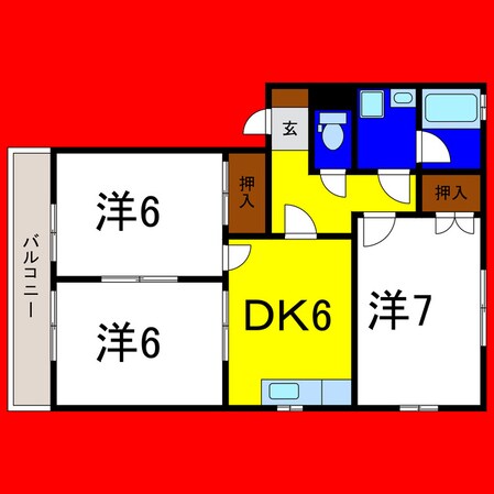 ヤマイチ館の物件間取画像